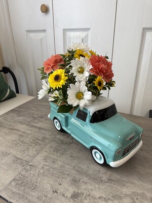 Vintage Truck from Aladdin's Floral in Idaho Falls